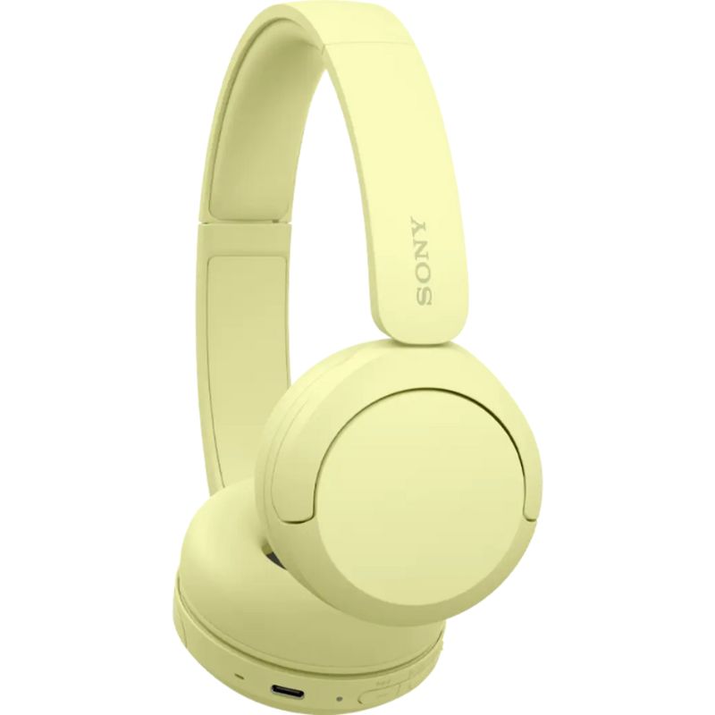 Sony WH-CH520 Wireless Headphones with Microphone - Yellow