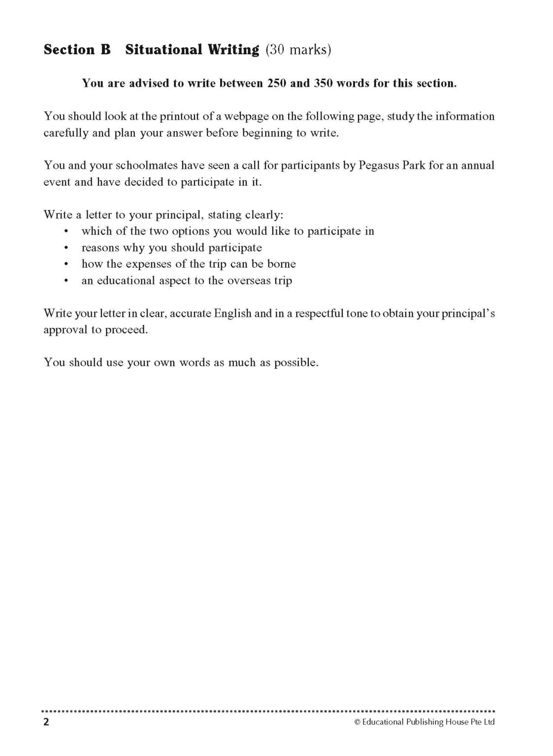 Secondary 4( Express ) English Paper 1 Practice