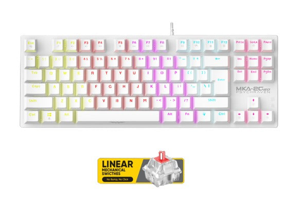 Armaggeddon MKA-2C NEO Gaming Keyboards - White (Linear)