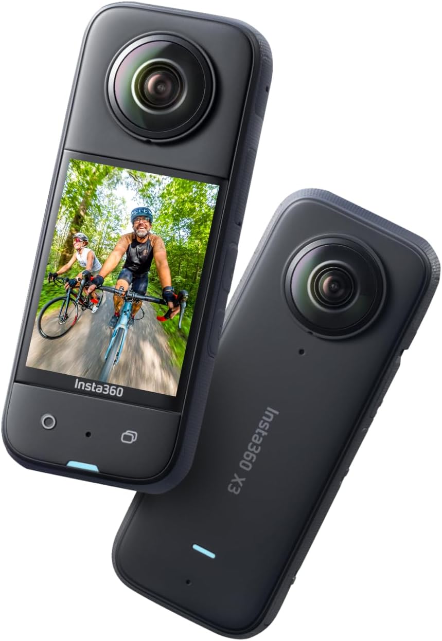 insta360 X3 Waterproof 360 Action Camera with 1/2