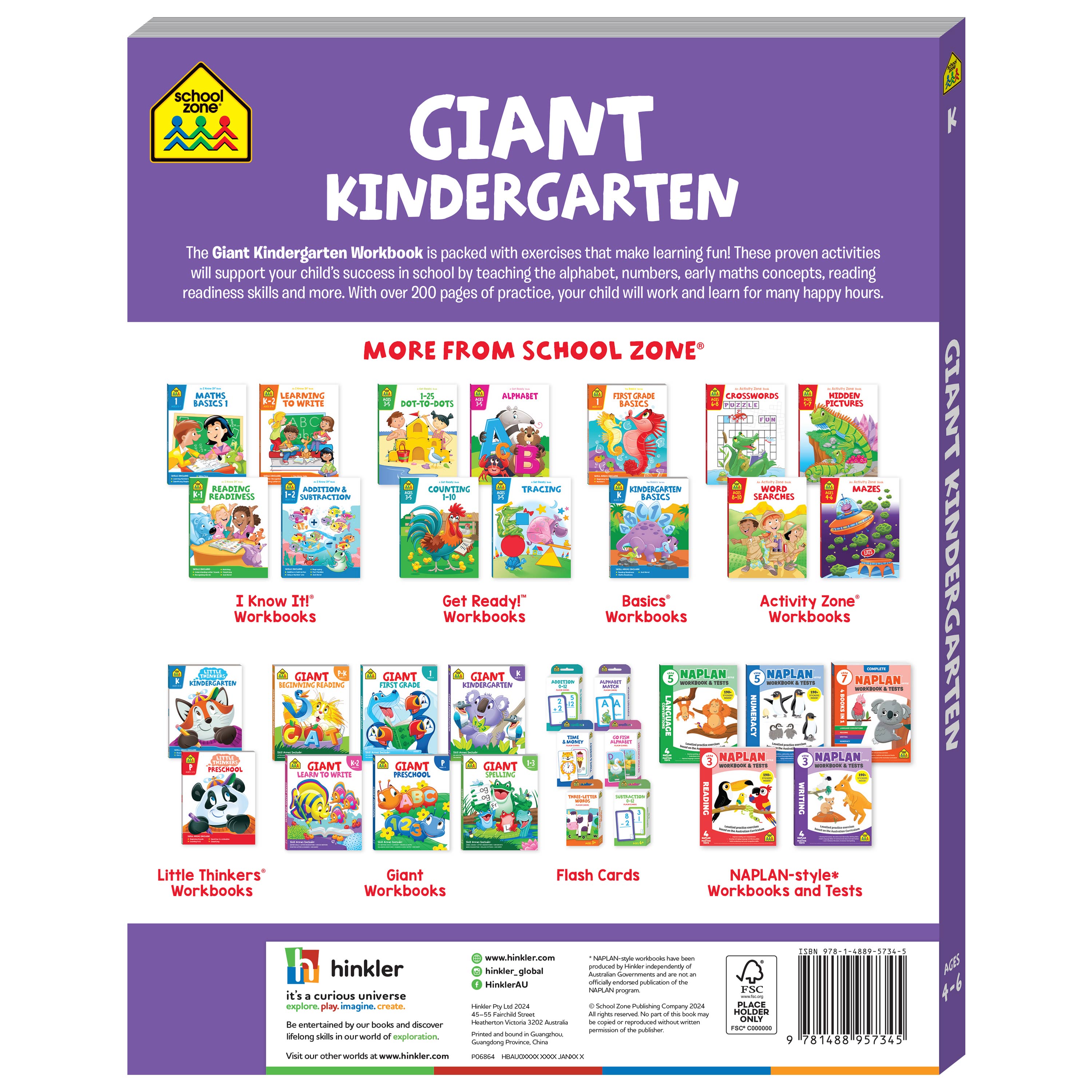 Giant Workbook Kindergarten