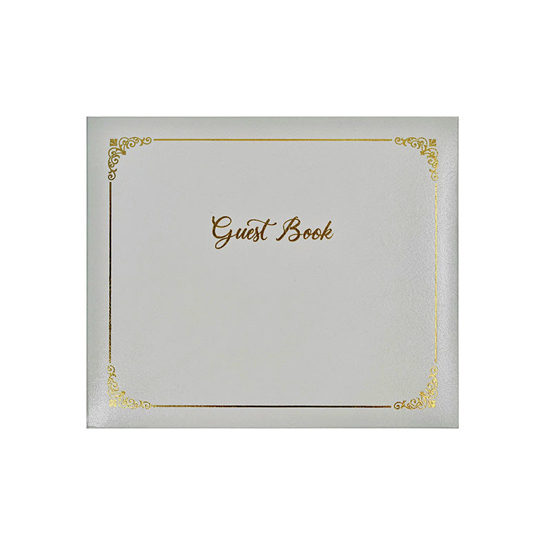 Guest Book With Golded Edge