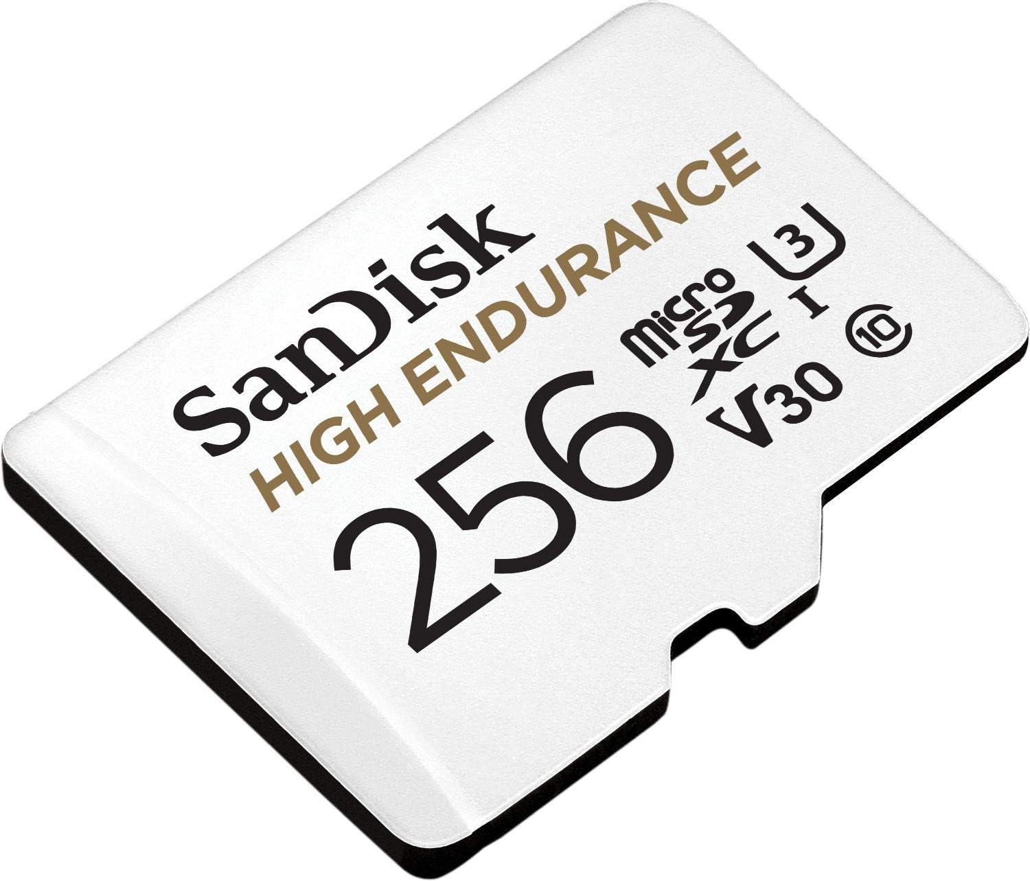 SanDisk SDSQQNR-256G-GN6IA High Endurance 256GB microSDXC card with Adapter for dash cams and security cameras , Black