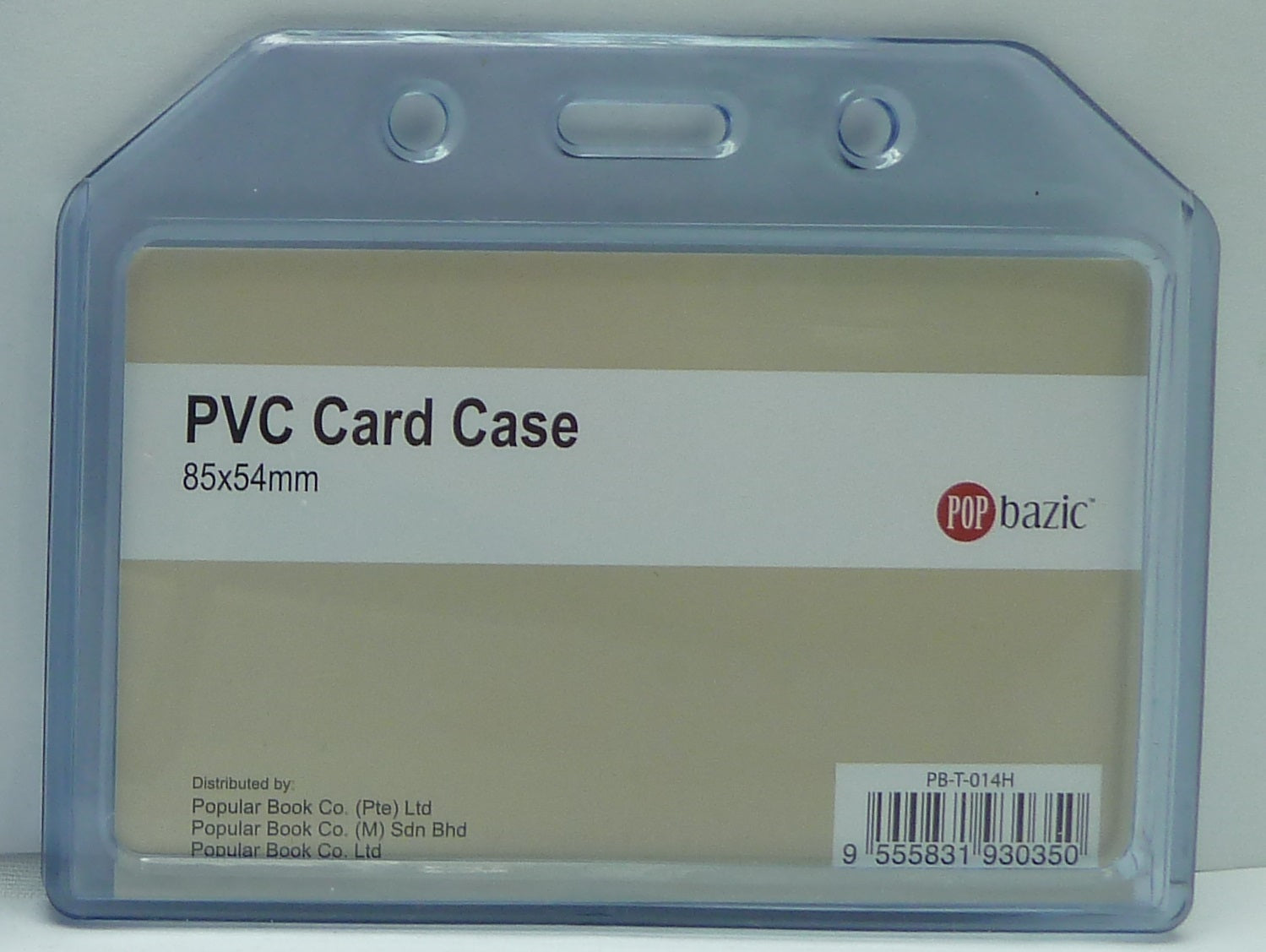 POP BAZIC PVC Soft Card Case 85MM x 54MM (Horizontal) – Popular