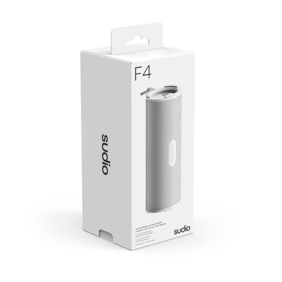 Sudio F4 Bluetooth Speaker White