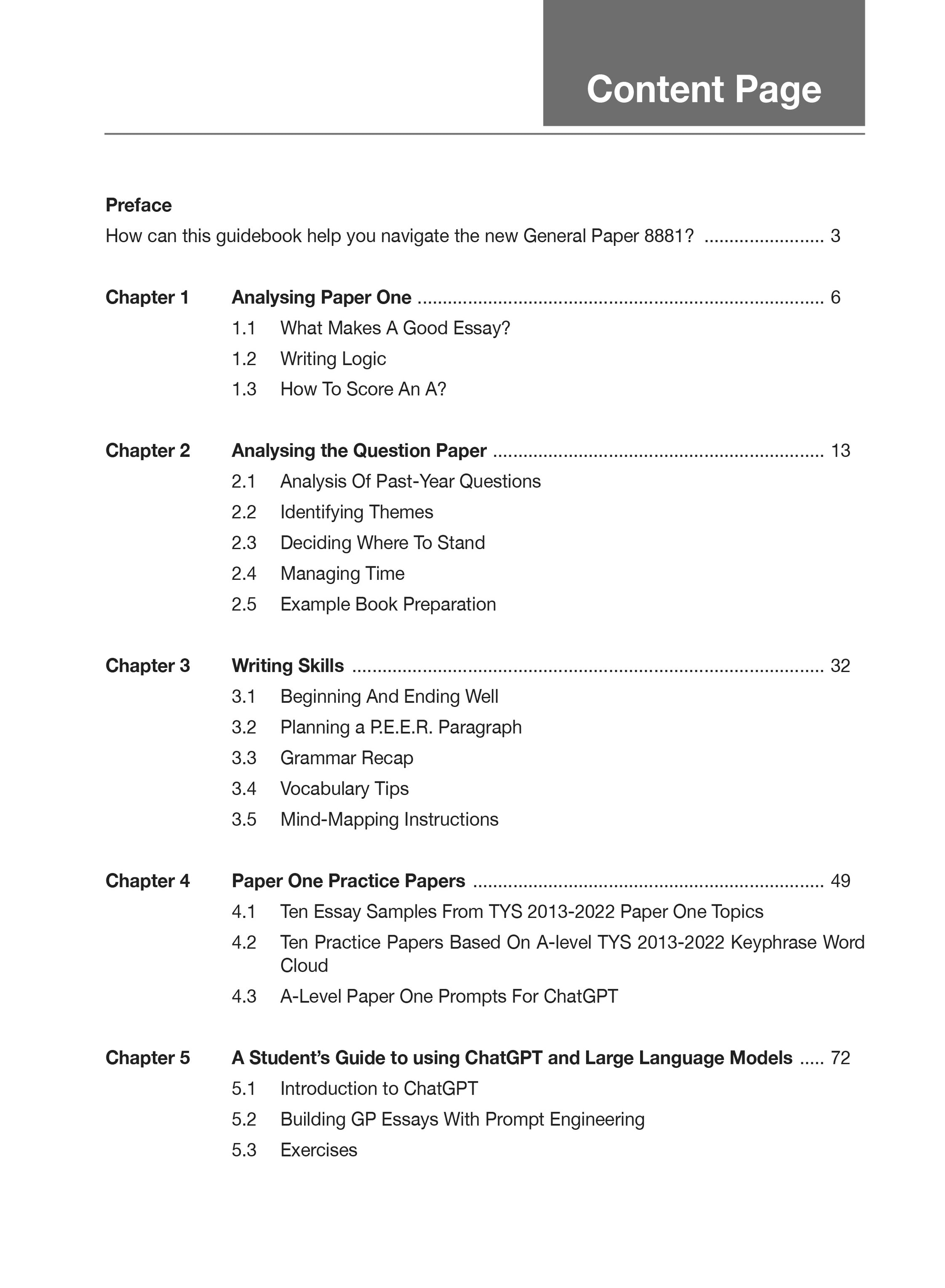 Writing the World: A Dynamic Student’s Guide to the General Paper