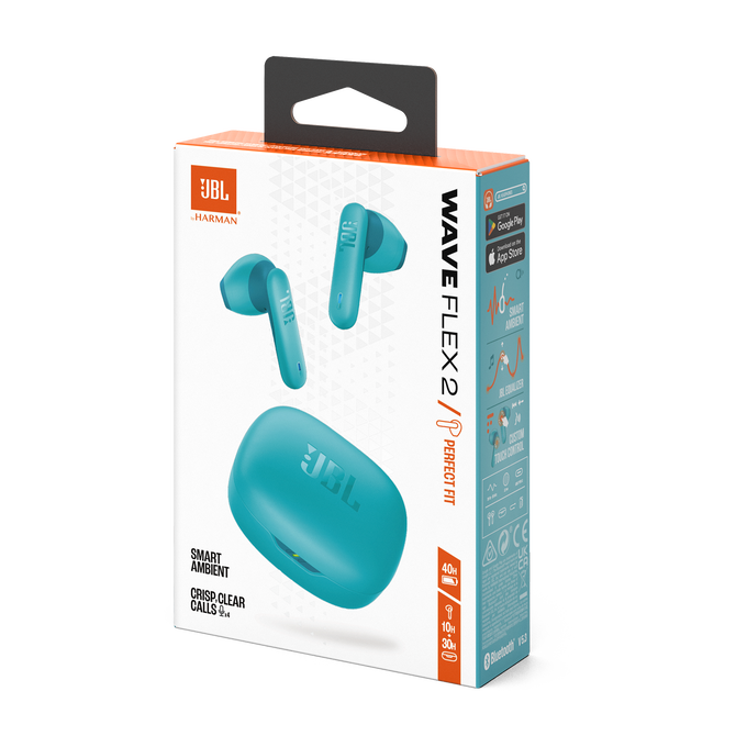 JBL Wave Flex 2 Earbuds Blue