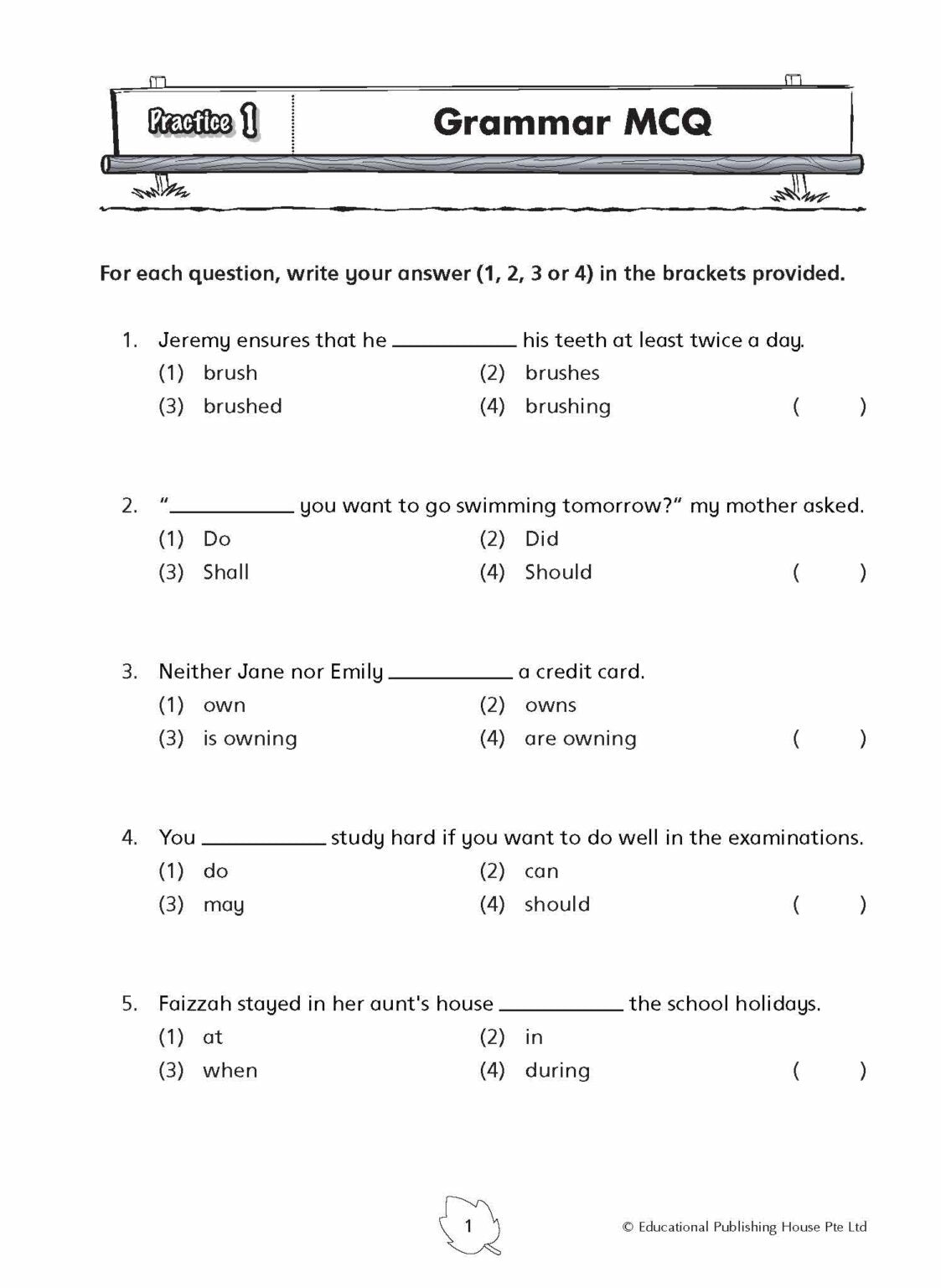 Primary 5 English Practice 1000+