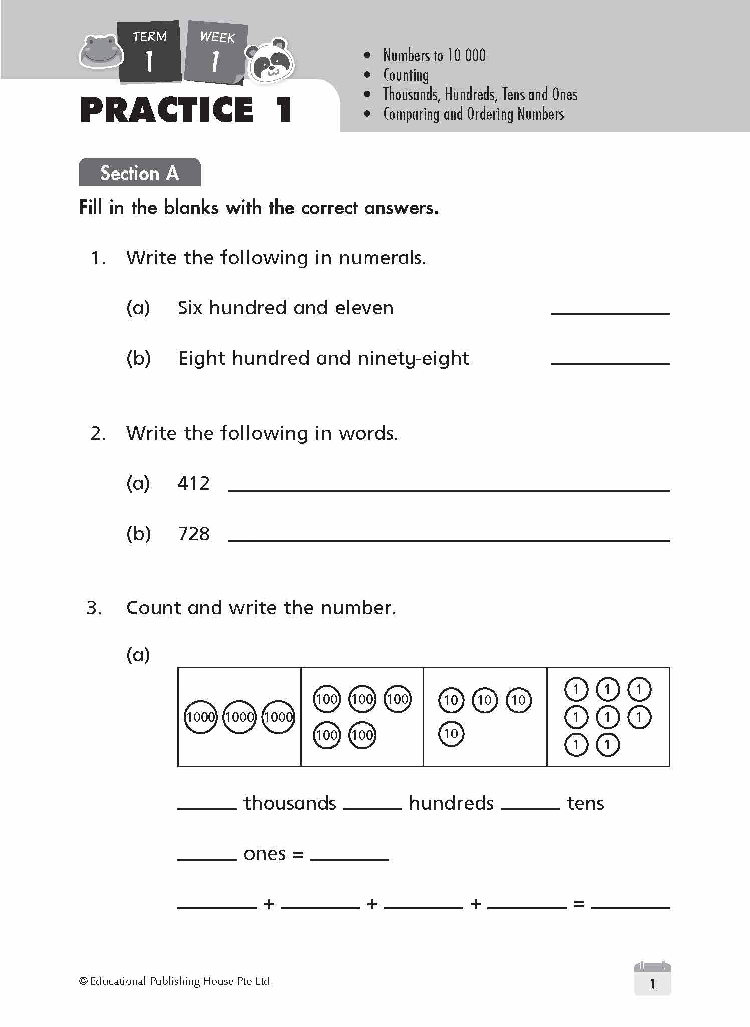 Primary 3 Maths Weekly Revision (4th Edition)