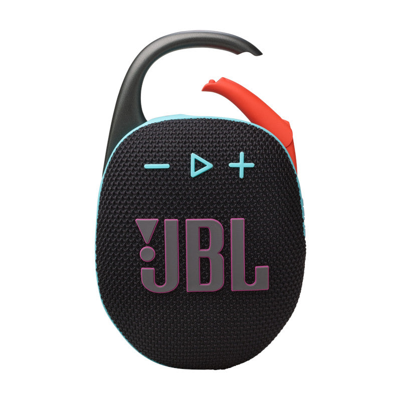 JBL Clip 5 Portable Bluetooth Speaker - Black Orange