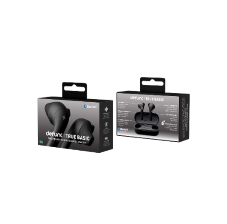 Defunc True Basic Wireless Earbuds - Black
