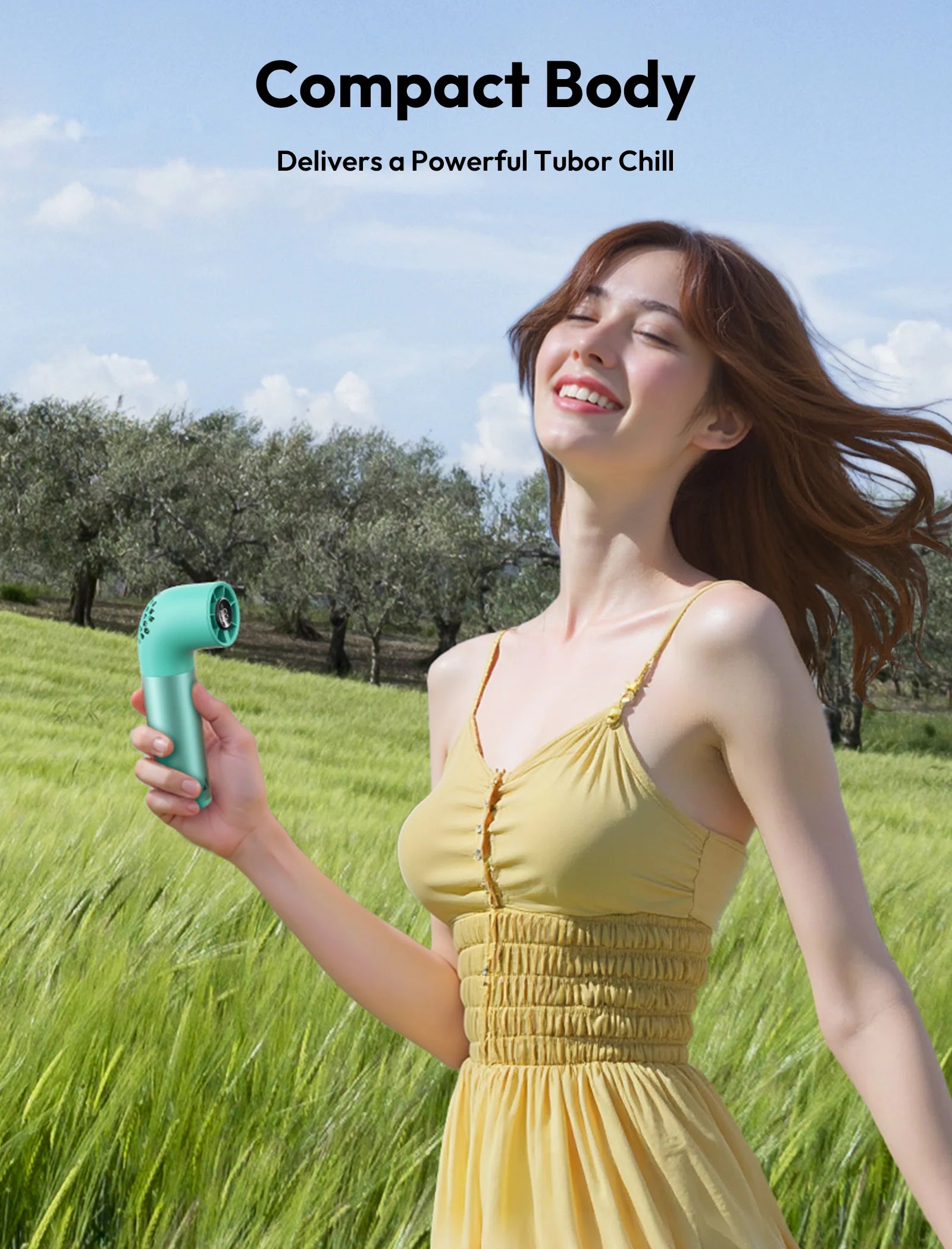 Aecooly Aero Ultra Handheld High-Speed Fan - Green