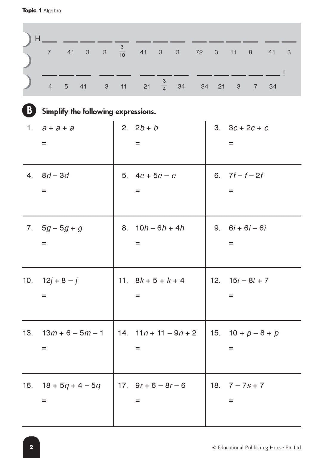Primary 6 Step-by-Step Maths