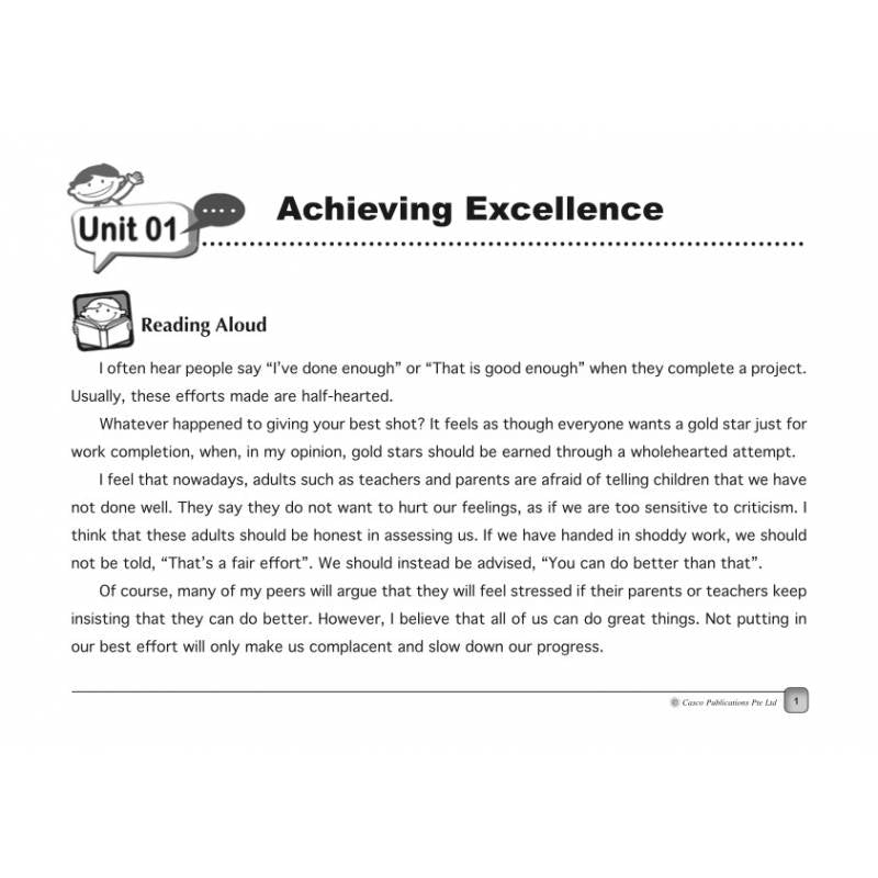 Primary 6 English Oral: Reading Aloud & Stimulus-based Conversation