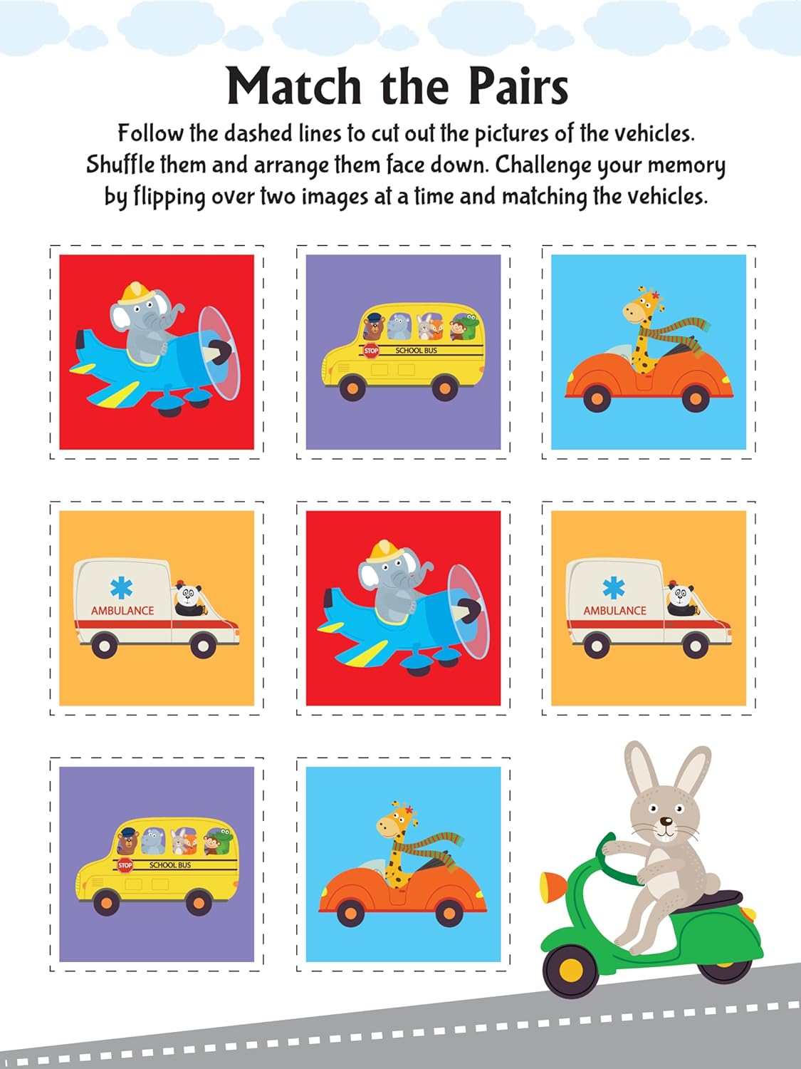 Scissors Skills Activity Book - Ultimate Vehicles