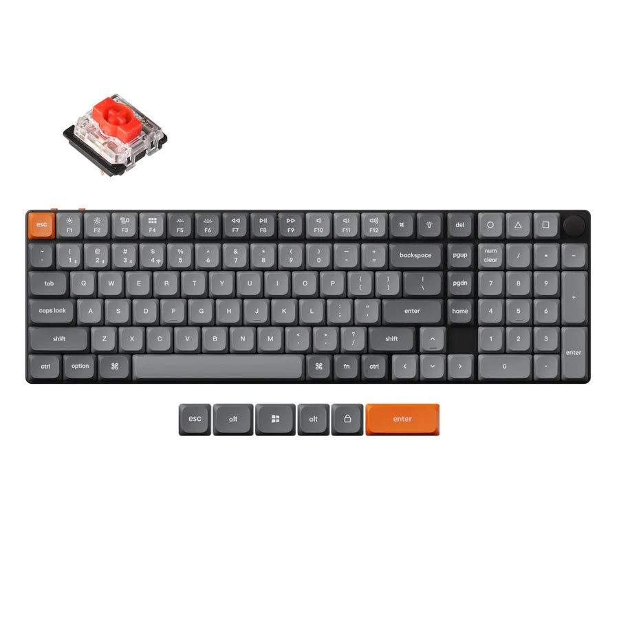 KEYCHRON K17 MAX - Black (Red Switches) – Popular Book Company Pte Ltd