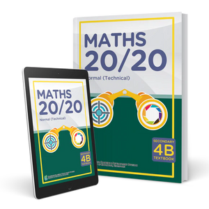 Maths 20/20 Normal (Technical) Textbook 4B-Print & Digital Pack (3-year access)