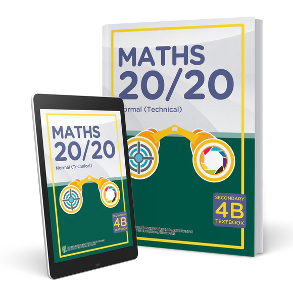 Maths 20/20 Normal (Technical) Textbook 4B-Print & Digital Pack (3-year access)