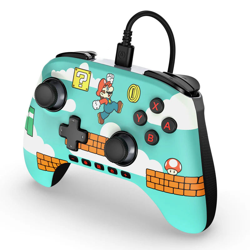 PowerA Advantage Wired Controller for Nintendo Switch 2 - Mario Time
