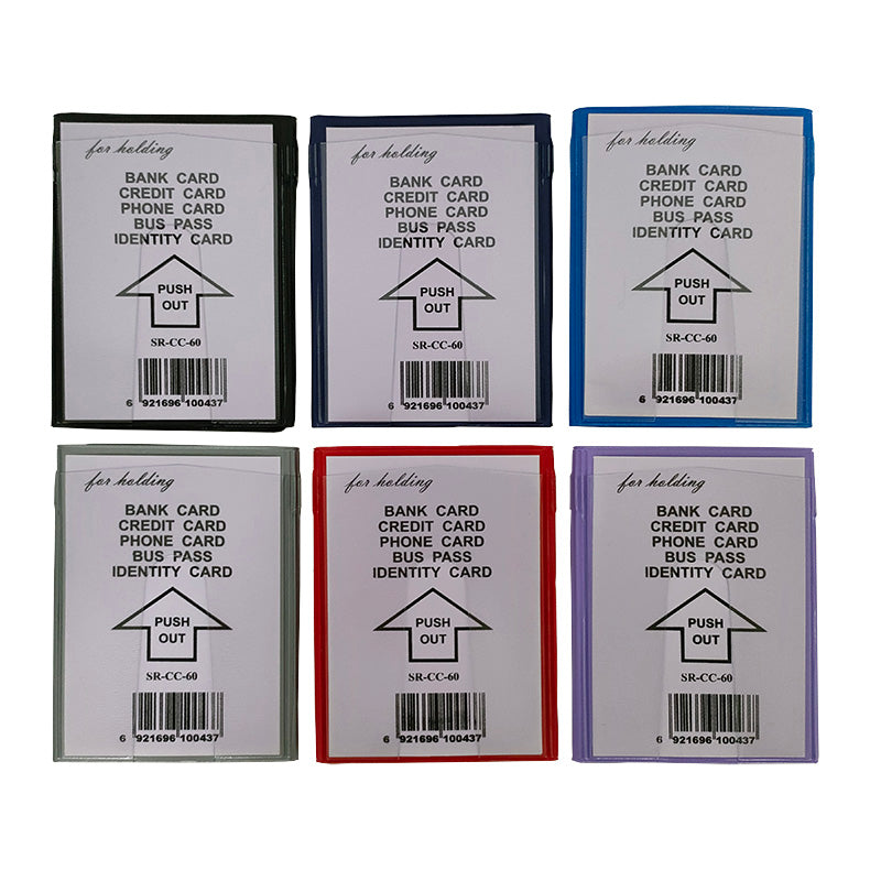 Centre Credit Card Holder 6poc