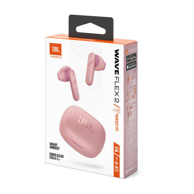 JBL Wave Flex 2 Earbuds Pink