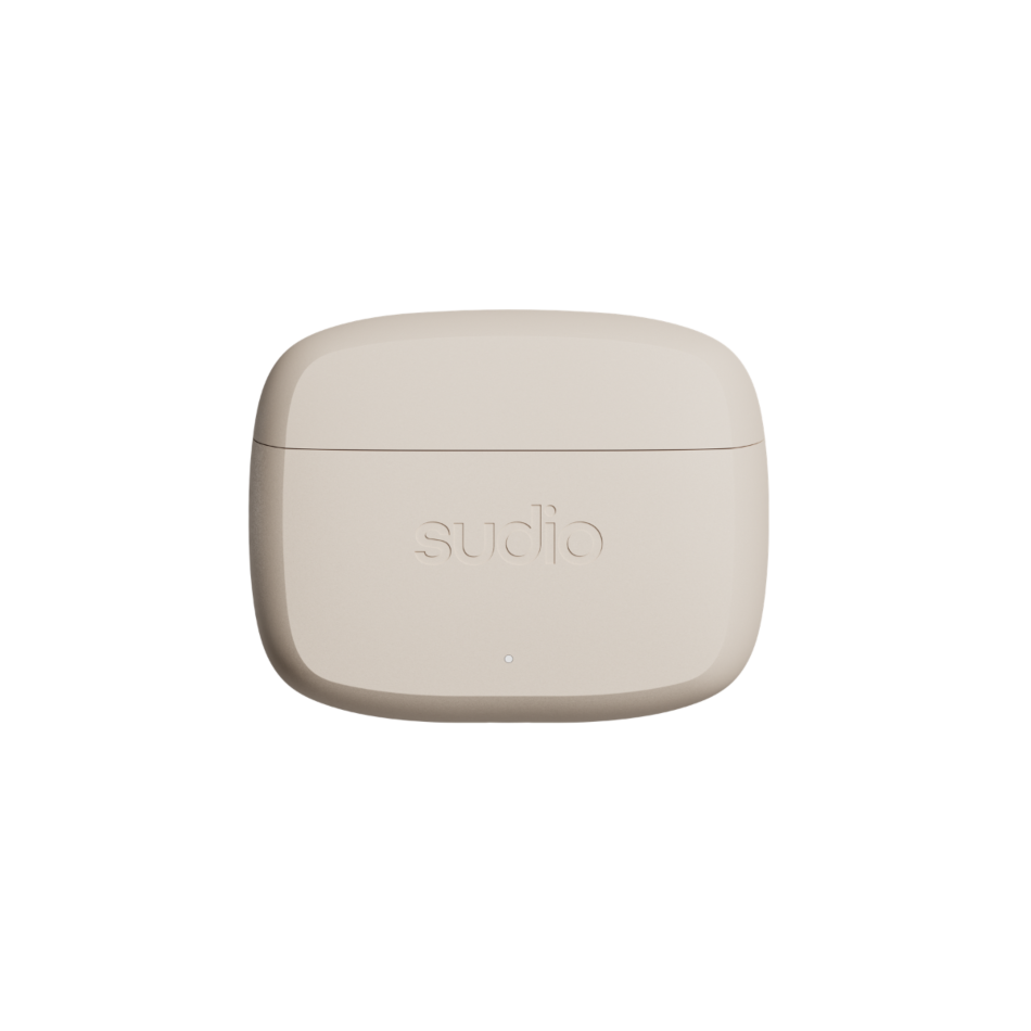 Sudio N2 Pro True Wireless Bluetooth in-Ear Earbuds with ANC - Multipoint Connection, IPX4 Water Resistant, USB-C and Wireless Charging, Microphone, 30h Play Time with Charging Case (Sand)