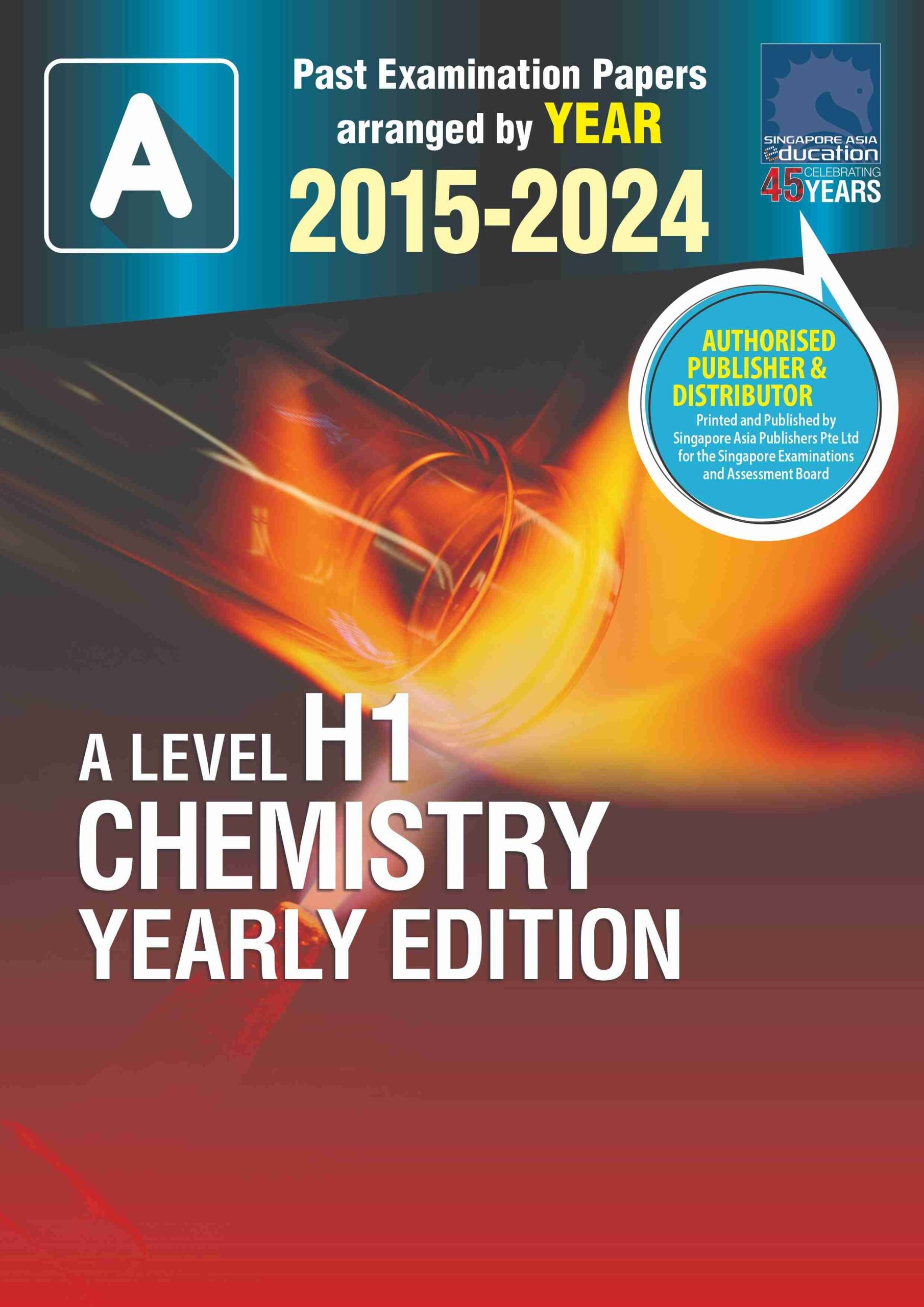 A Level H1 Chemistry Yearly Edition 2015-2024