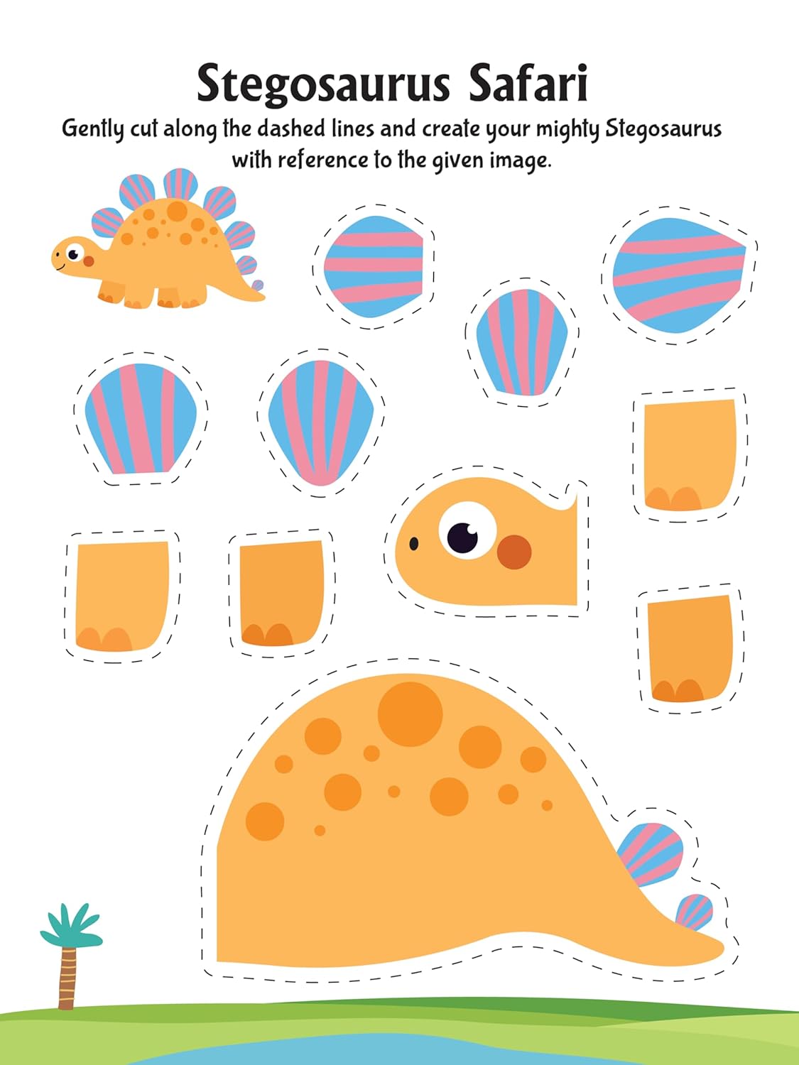Scissors Skills Activity Book - Daring Dino
