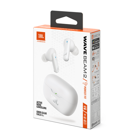 JBL Wave Beam 2 ANC Earbuds White