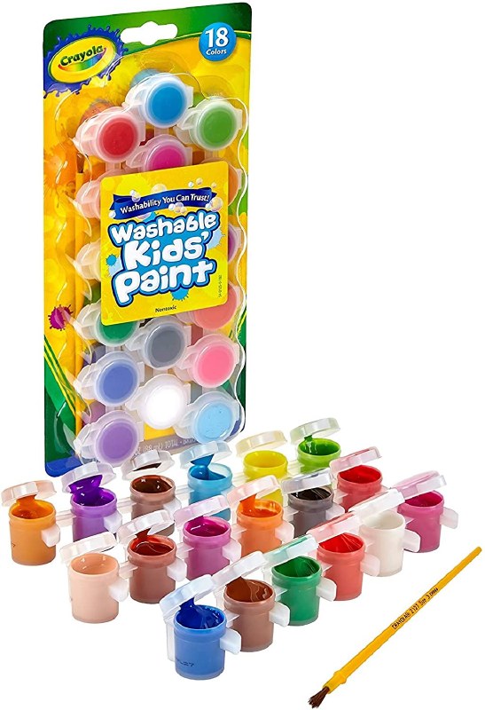 Crayola Washable Kids Paint 18's 540125