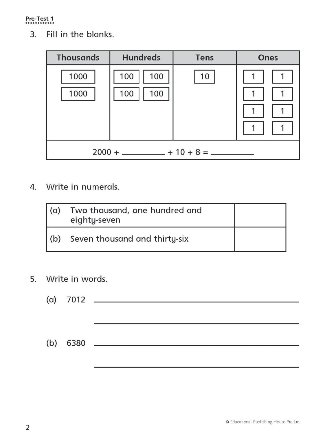 Primary 3 Diagnostic Practice in Maths (5th Edition)