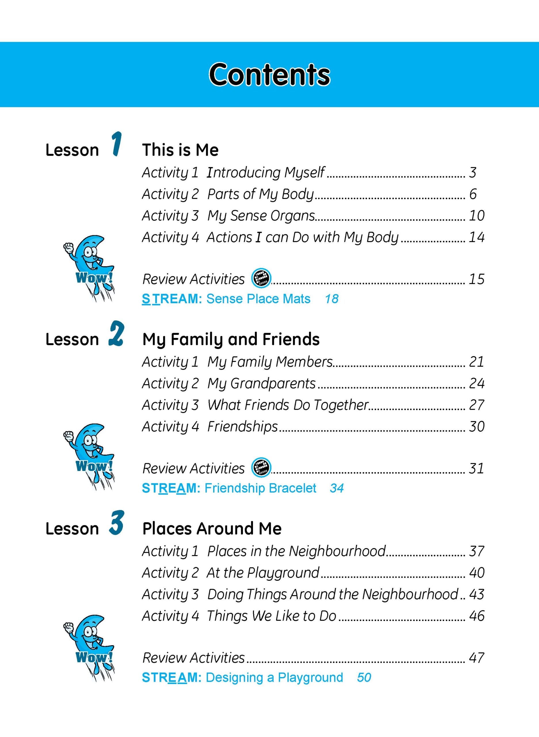 ENGLISH LESSONS Kindergarten 1