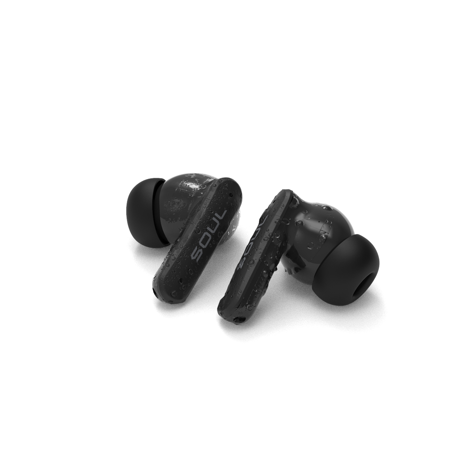 Soul S-live Premium Low Latency True Wireless Earbuds With Call Enhancement - Black