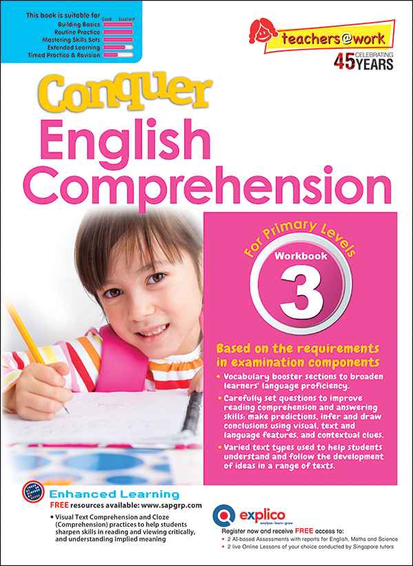 Conquer English Comprehension Workbook 3 – Popular Book Company Pte Ltd