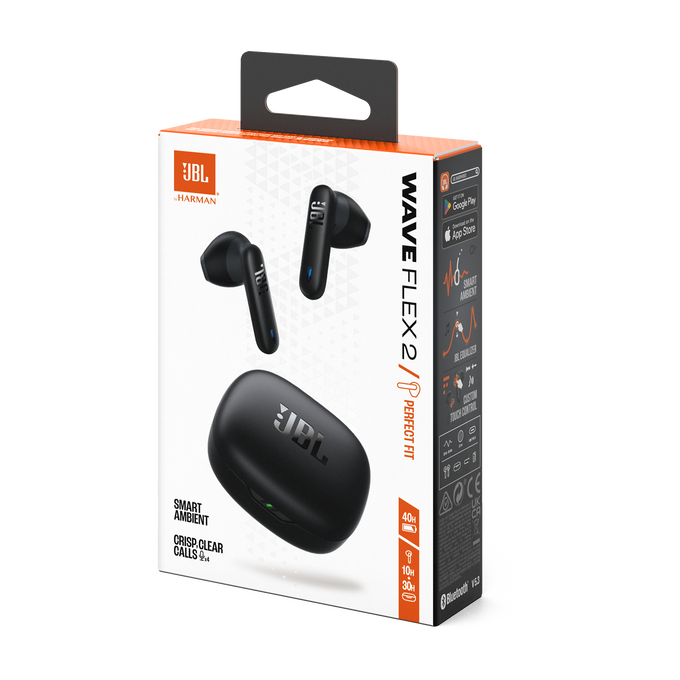 JBL Wave Flex 2 Earbuds Black