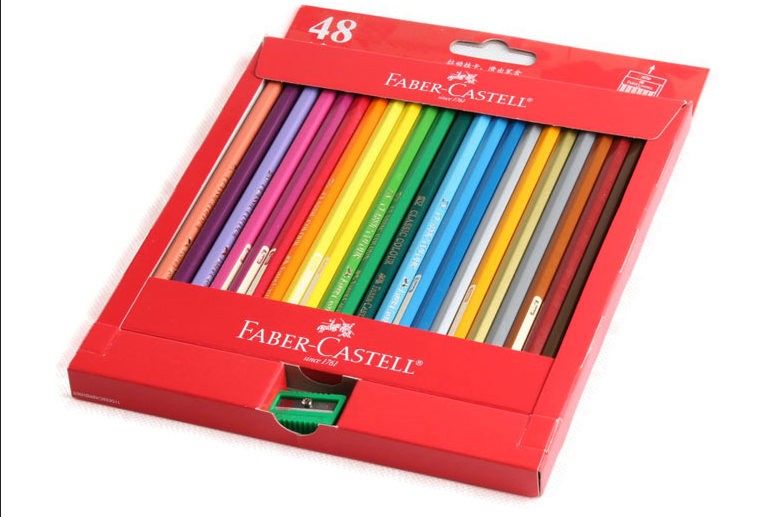 Faber-Castell Classic Colour Pencils Knight, 48 Colours Long-115858