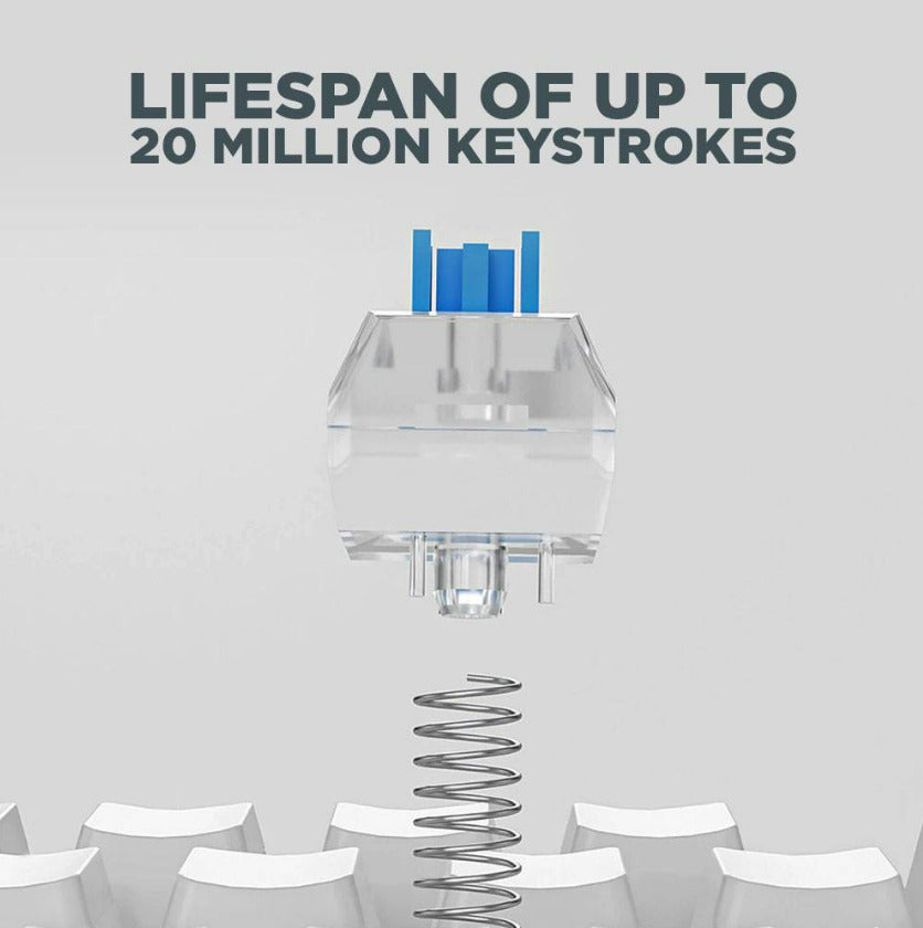 Armaggeddon MKA-2C NEO Gaming Keyboards - White (Linear)