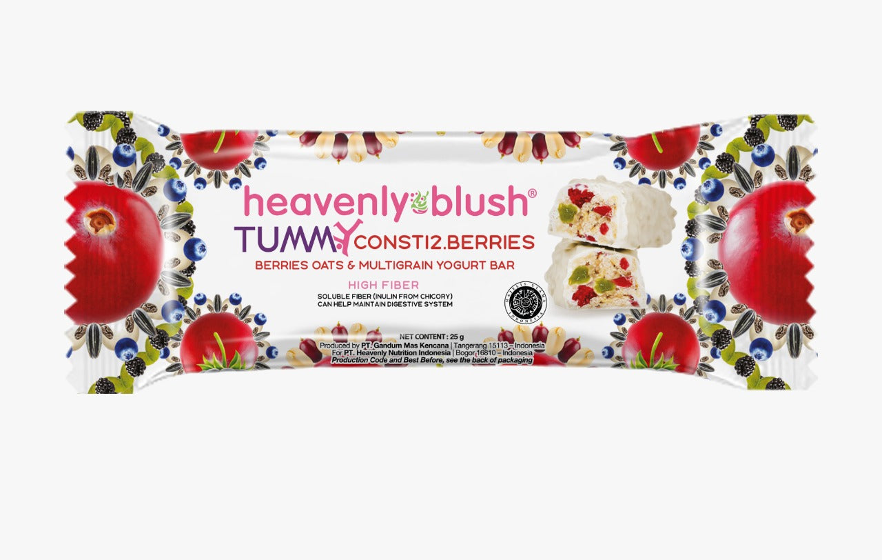 HB Tummy Yogurt Bar Oats & Multi Grains Berries 90g