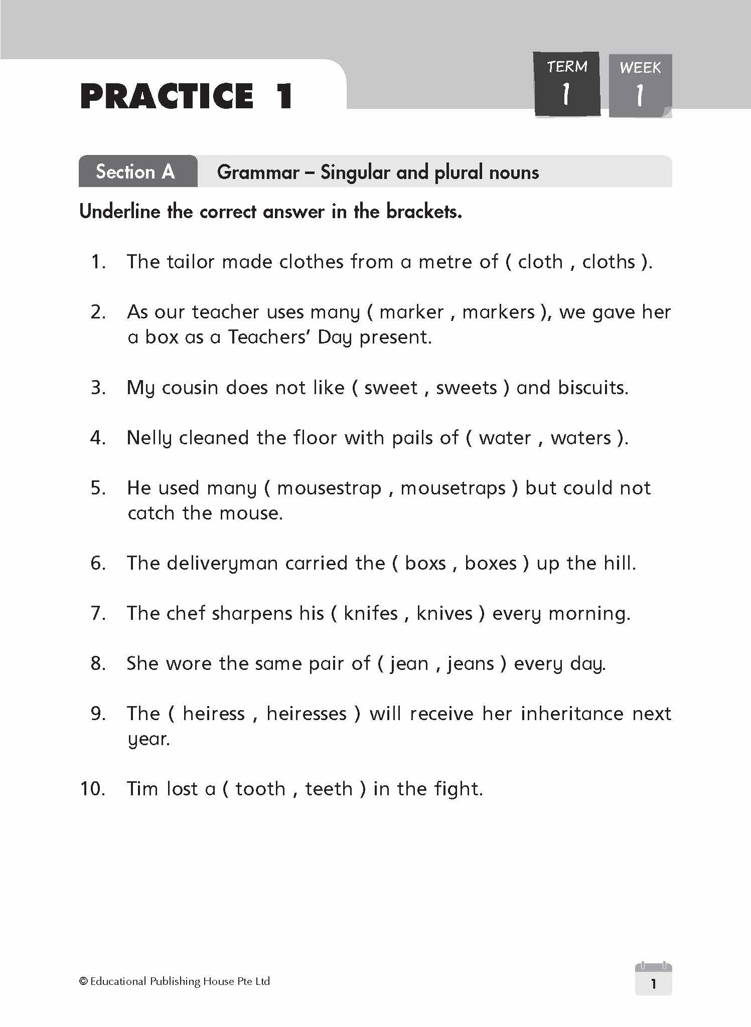 Primary 3 English Weekly Revision (4th Edition)