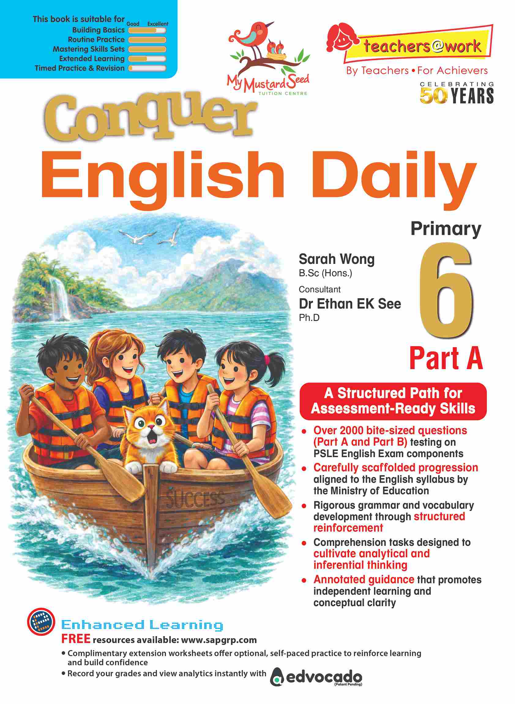 Conquer English Daily Primary 6 (Part A) – Popular Book Company Pte Ltd