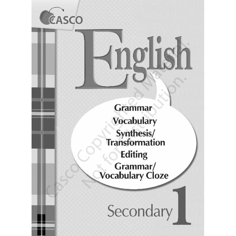 Secondary 1 English