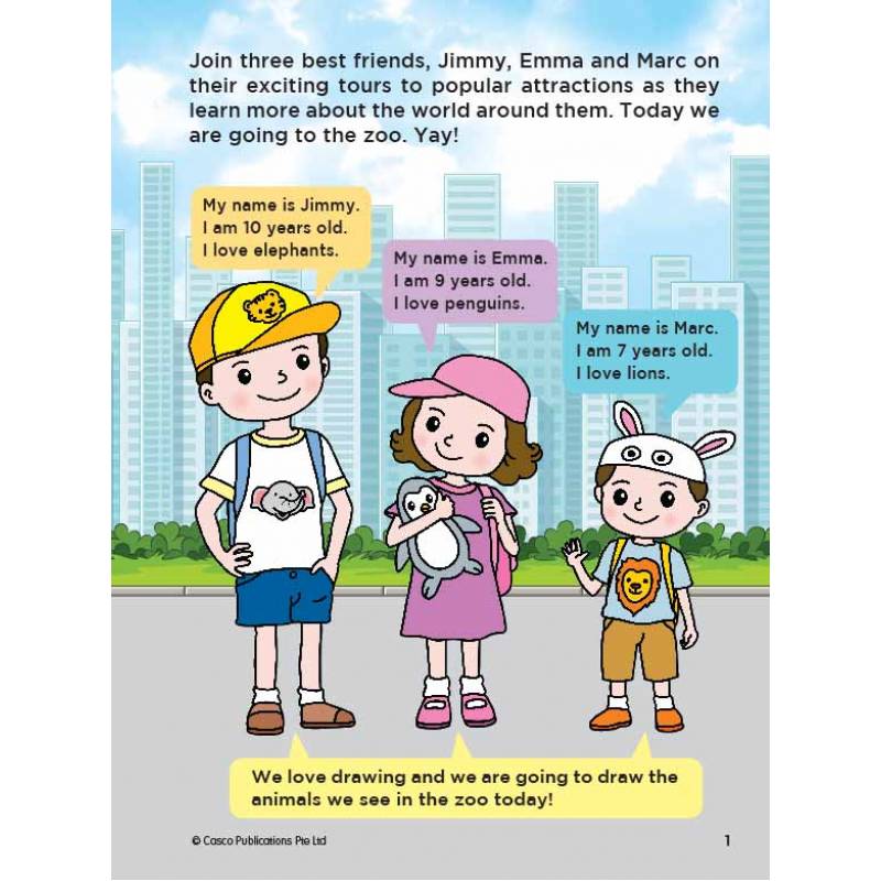 K2 Preschool Maths And Drawing Book 1: Zoo