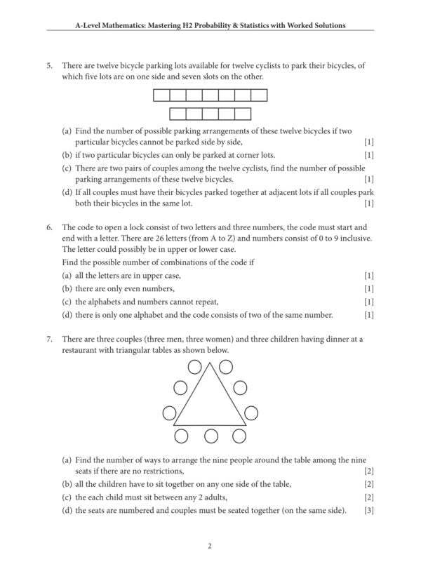 A-Level Mathematics Mastering H2 Probability & Statistics With Worked Solutions