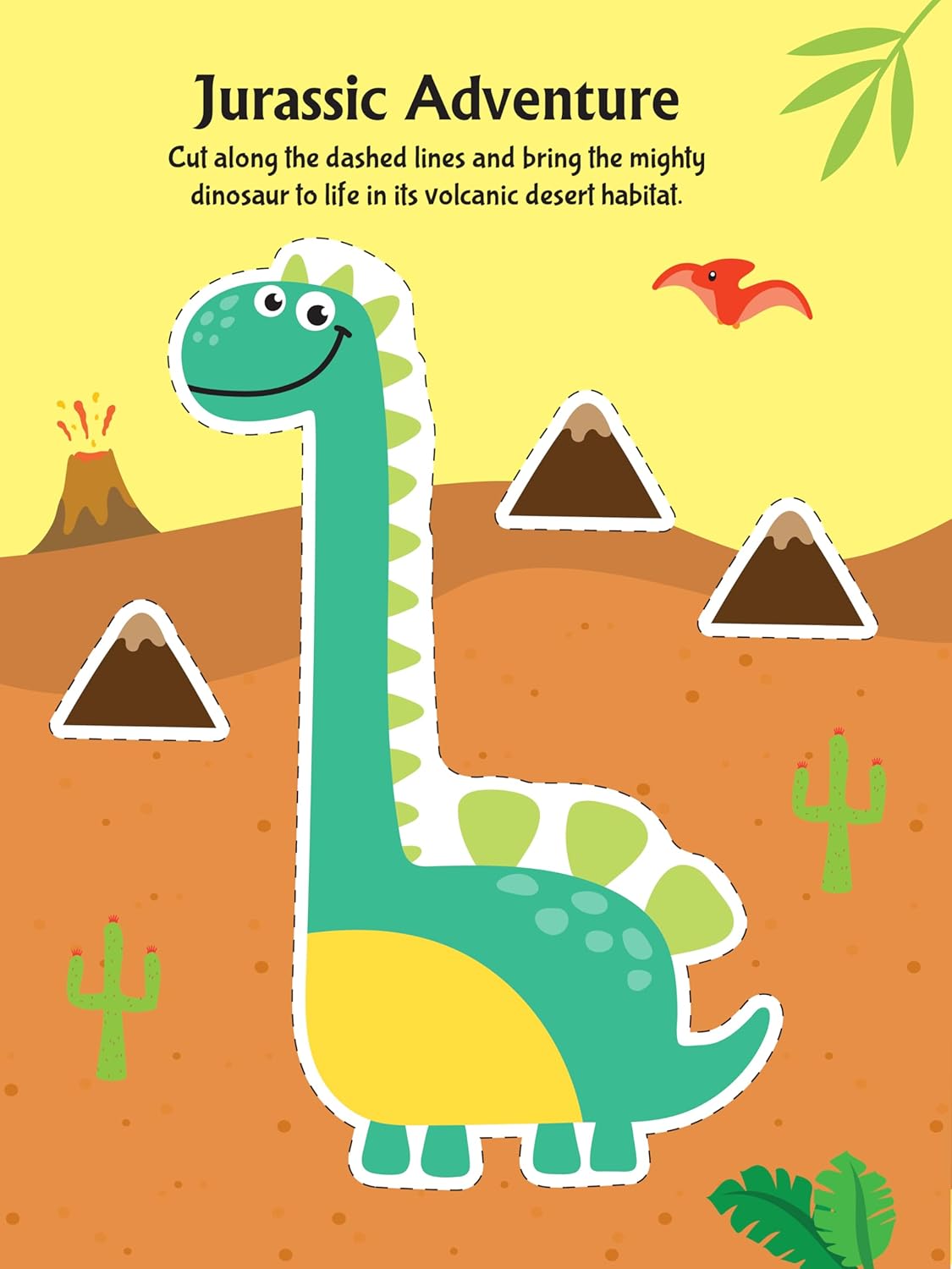 Scissors Skills Activity Book - Daring Dino