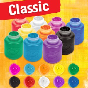 Crayola Washable Kids Paint Classic 2oz 10'S 541205