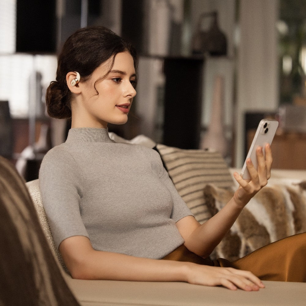 Shokz OpenFit 2 Open-Ear True Wireless Earbuds (Beige)