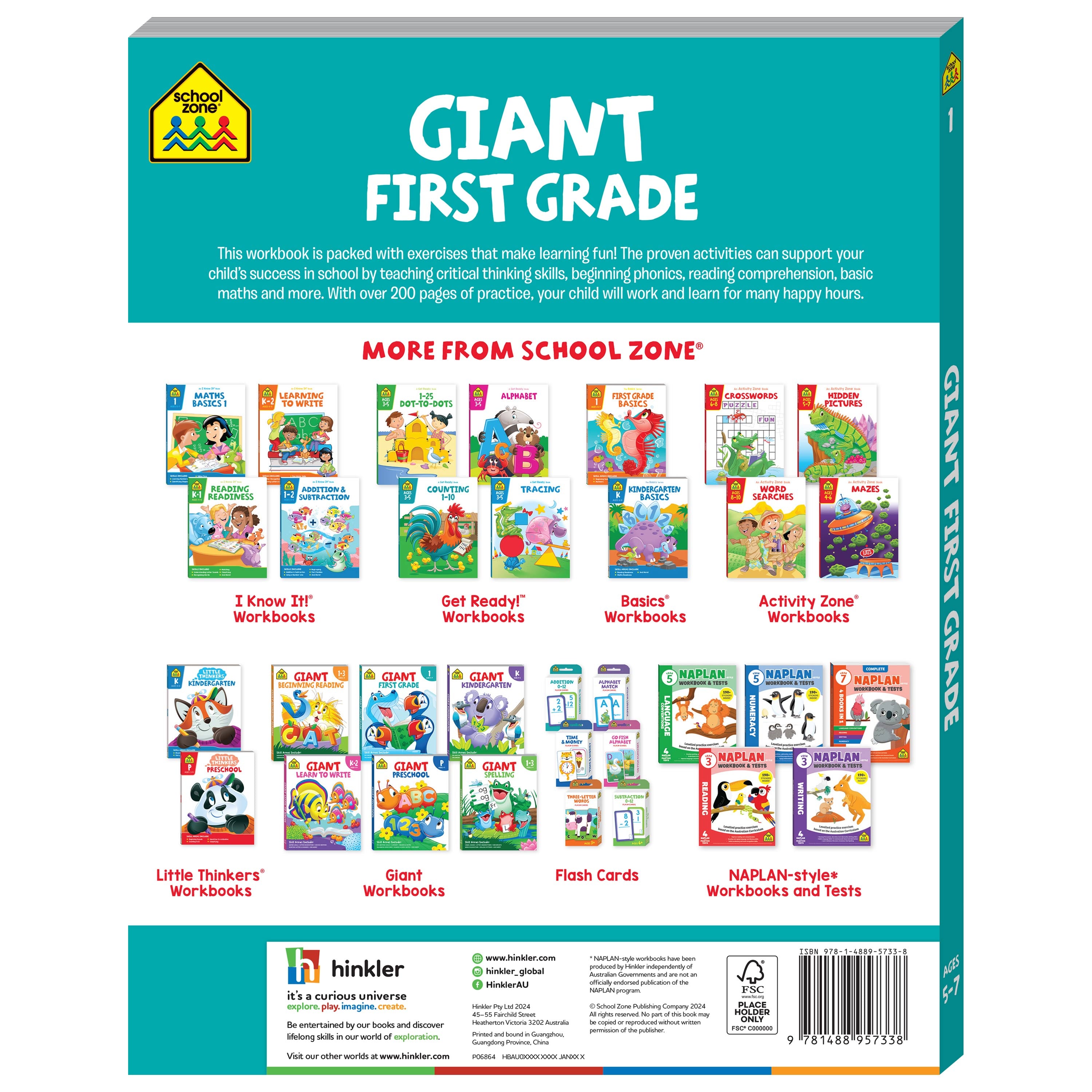 Giant Workbook First Grade