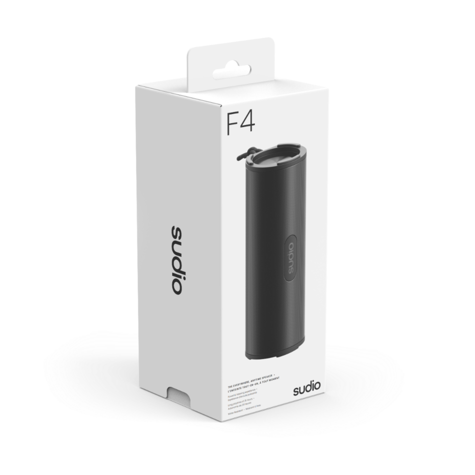 Sudio F4 Bluetooth Speaker Black