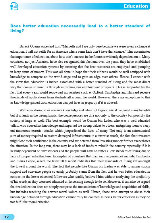 GCE A-Level General Paper 60 Model Essays