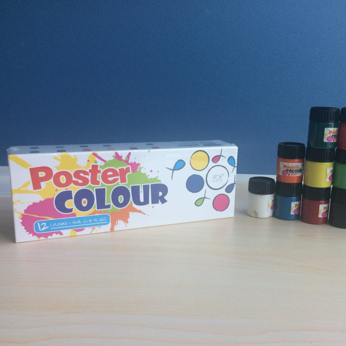 Pop Artz Poster Colour 15ml 12 Colours Box Set